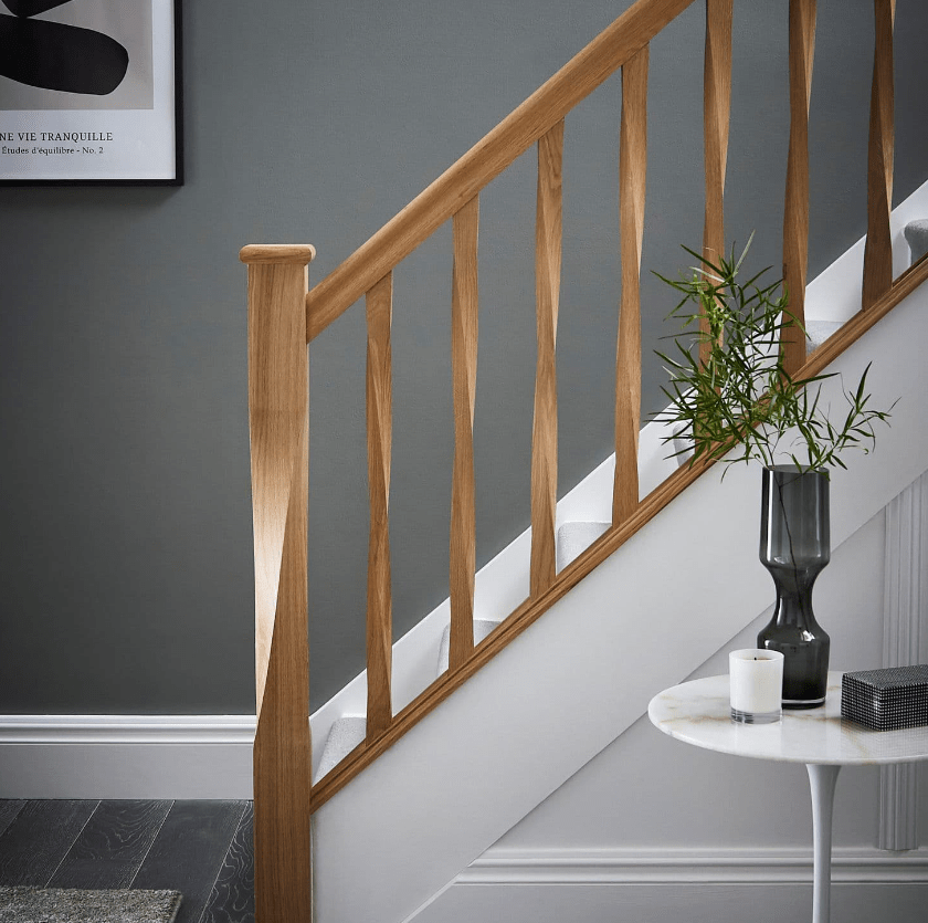 White Oak Stair Parts: Examining Classic Style and Sturdiness