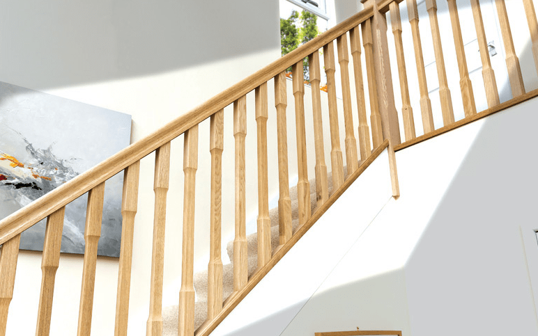 White Oak Stair Parts: Examining Classic Style and Sturdiness