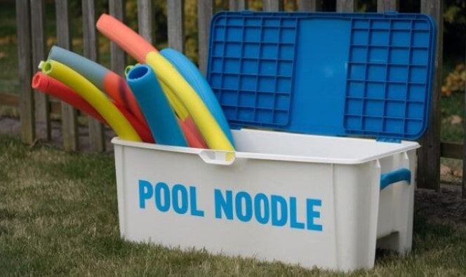 Pool Noodle Storage Bin