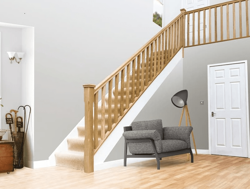 White Oak Stair Parts: Examining Classic Style and Sturdiness